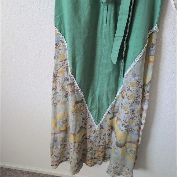 Vintage 70s Roberta California Dress S/M Floral Boho Cottagecore Prairie Flowy - Picture 4 of 16